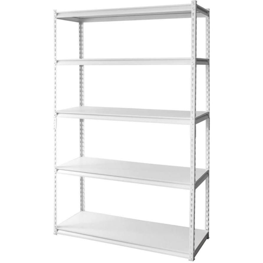 PORCOスチールラック幅120cm５段STRー1200幅約120cm×奥行約46cm×高さ約183cm 1901