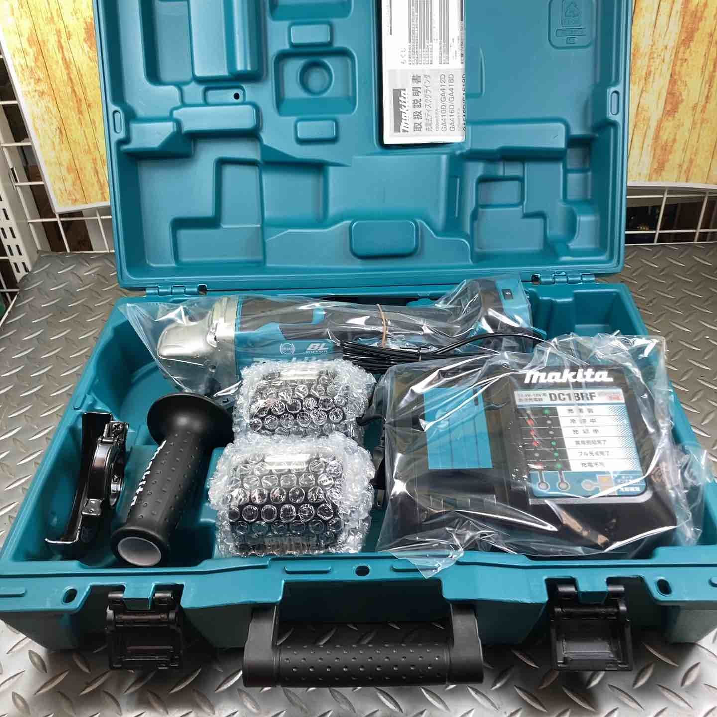 マキタ makita 100mmコードレスディスクグラインダ GA418DRGX 川崎店