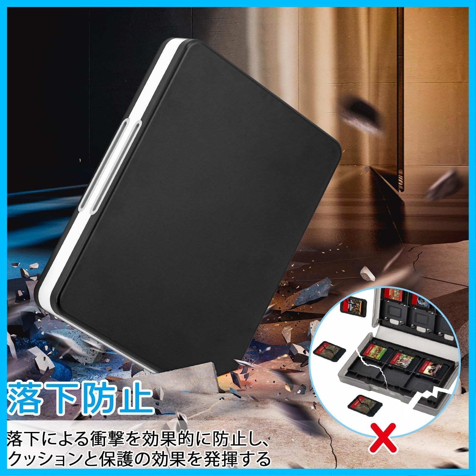 DSソフト ケース 3DSカセット 収納 3DS/DS対応 ゲームカード