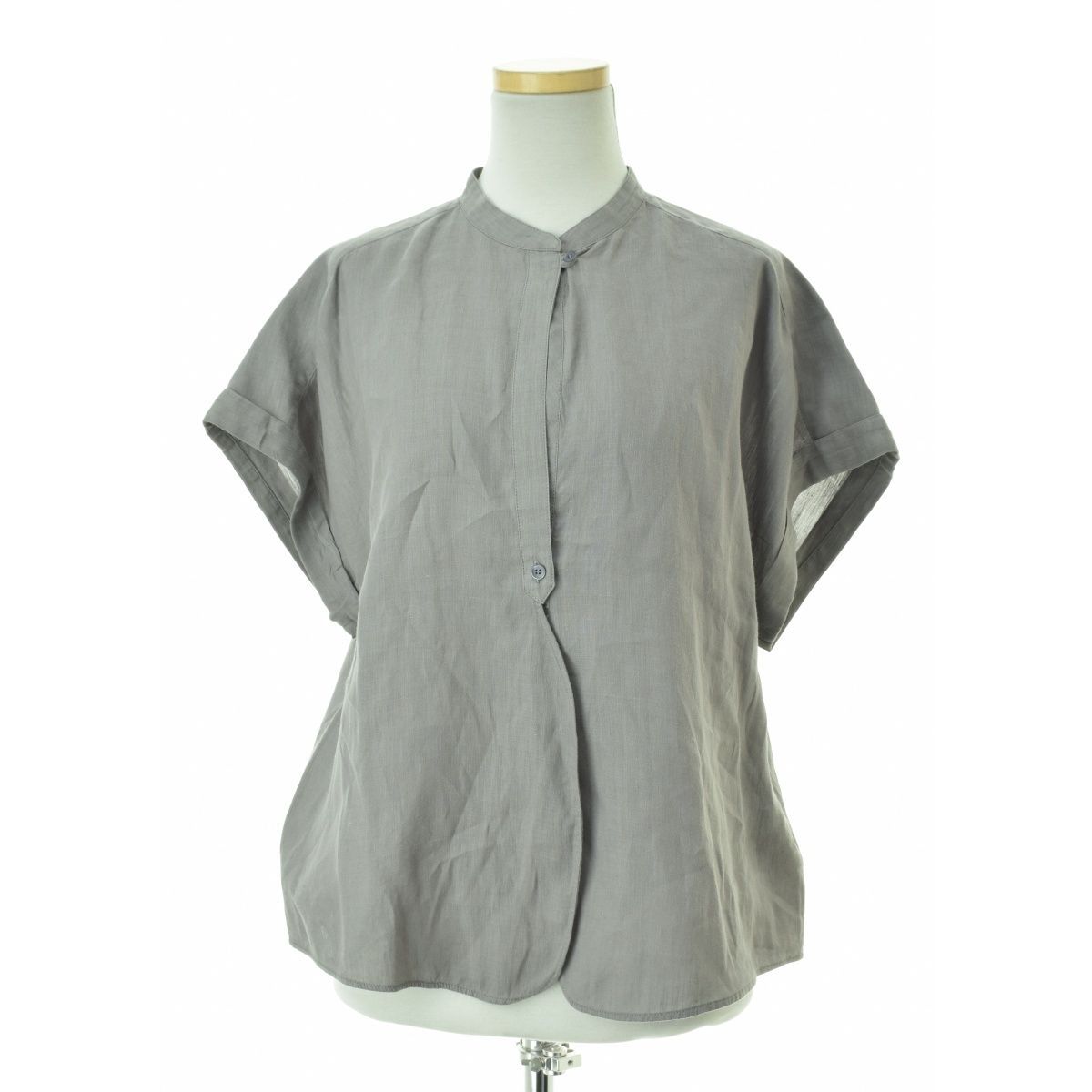DESPRES】23SS 22013101306 リネンラミーシルクフレンチスリーブ