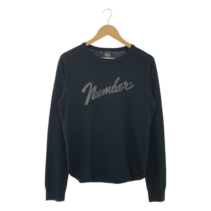 ナンバーナイン05AW ハイスト期 Fender Logo ロンT ラグラン 05 Number