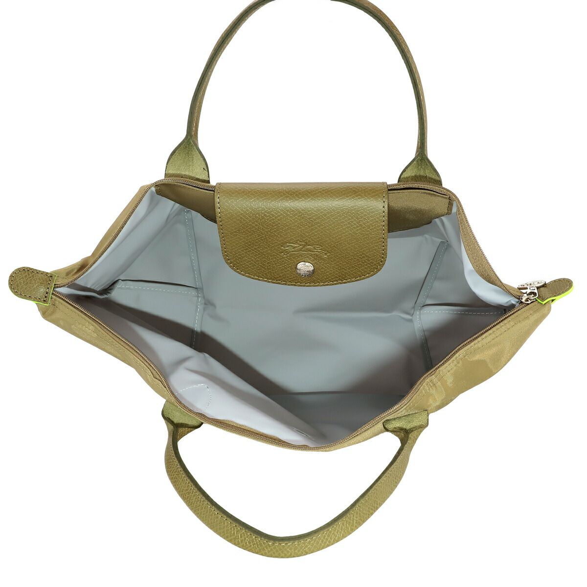 新品 ロンシャン LONGCHAMP ハンドバッグ ル プリアージュ グリーン 
