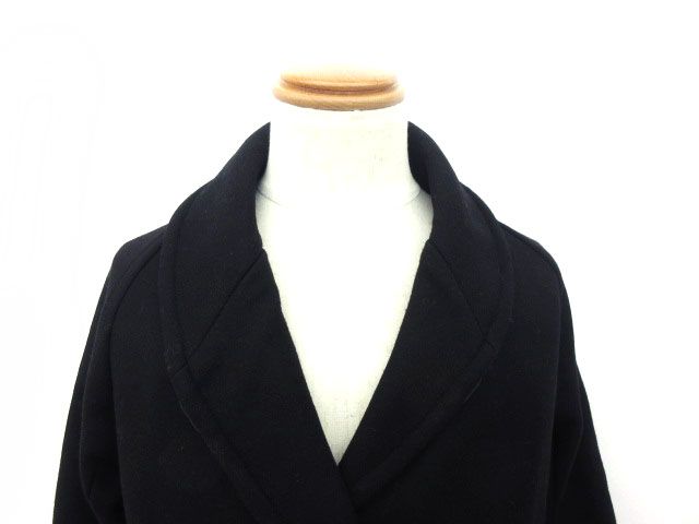 B-Y ユナイテッドアローズ BEAUTY-YOUTH ビューティー-ユース ピーコート ショール メルトン S 黒 ブラック btm WWW_OLIVIERBERNSTEIN_COM