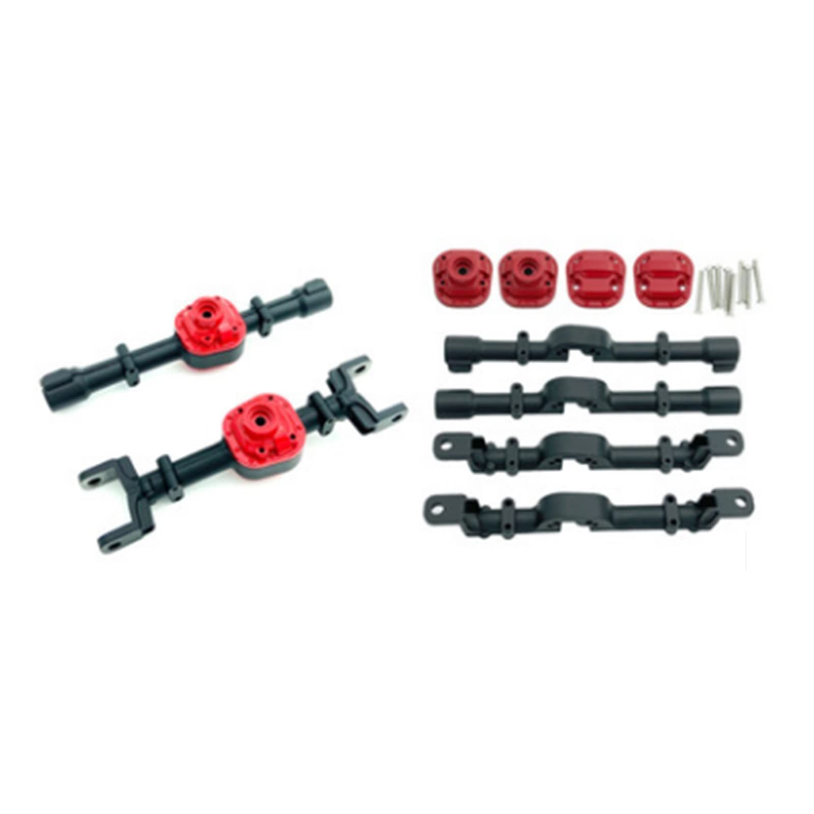 【人気商品】クローラー ラジコンカー MN99S MN91用パーツ ラジコン RCカー用アップグレードパーツ アクセサリー DEERC 金属製 前後アクスルハウジング