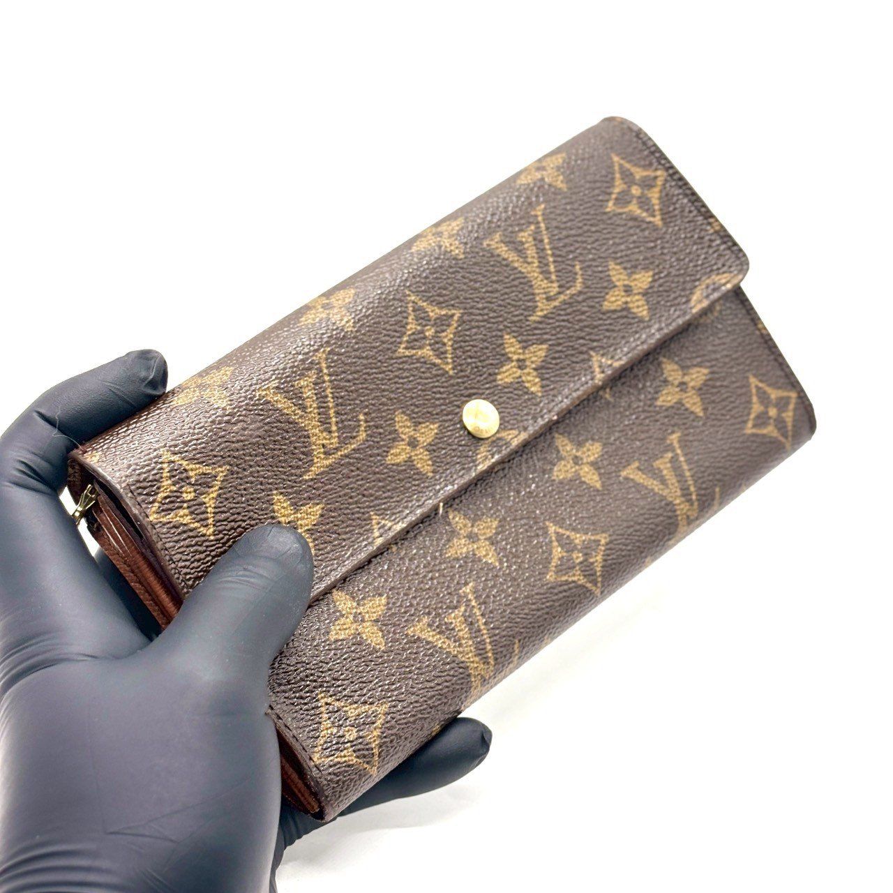 ルイヴィトン モノグラム ポシェット ポルトモネ クレディ 長財布 サラ LOUIS VUITTON ルイ ヴィトン 長財布 ファスナー付き長財布
