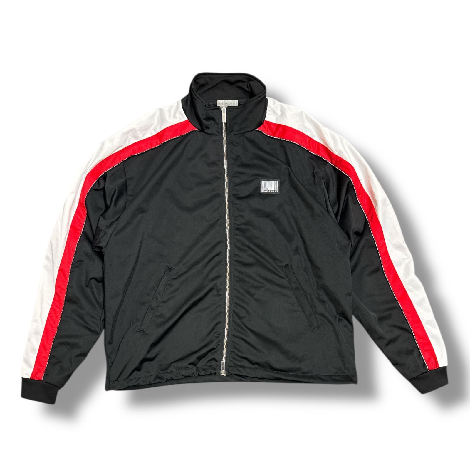 VTMNTS Side Striped Barcode Track Jacket サイドストライプ
