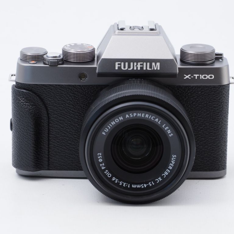 FUJIFILM フジフイルム ミラーレス一眼 X-T100レンズキット ダーク  