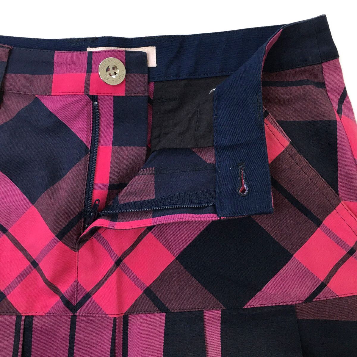 新品未使用　Samantha Thavasa ピンクチェックスカート サイズ40 中古 レディース サマンサタバサ Samantha Thavasa スカート S