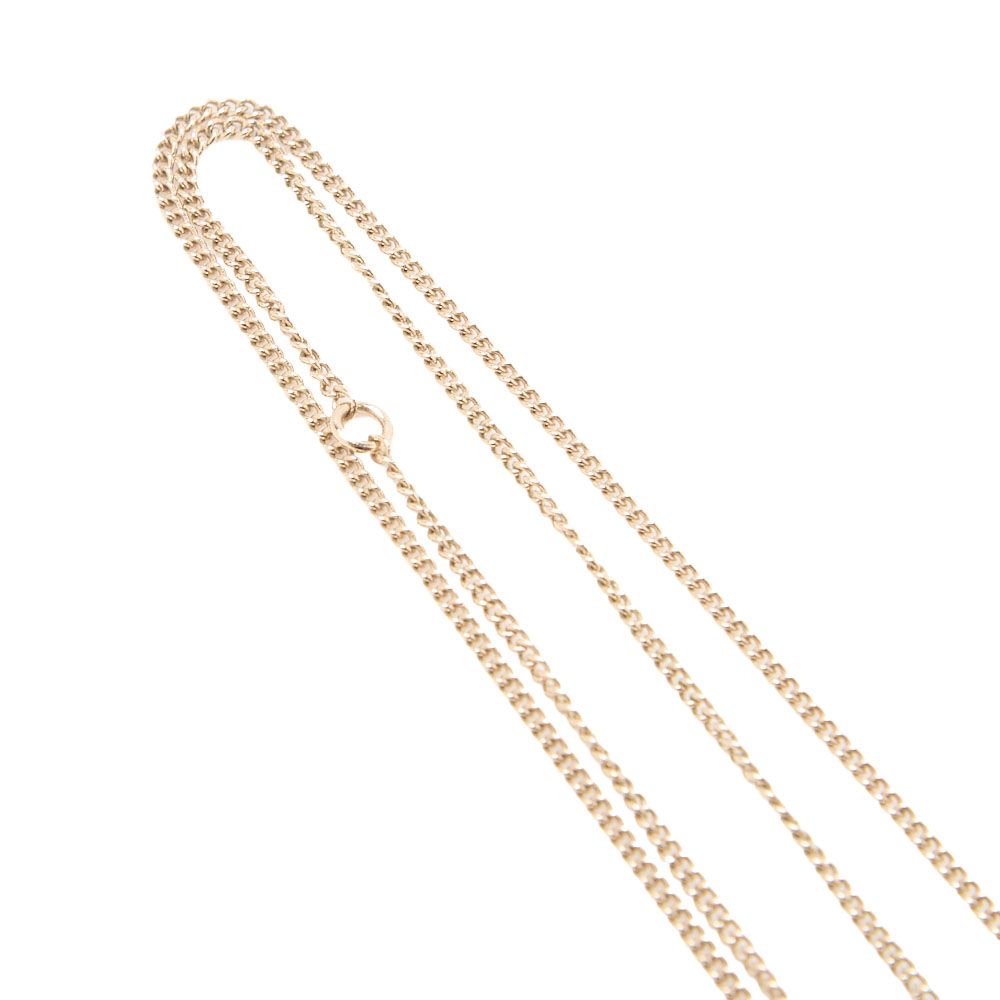 CHANEL シャネル ココマーク サークル ラインストーン ネックレス GP 