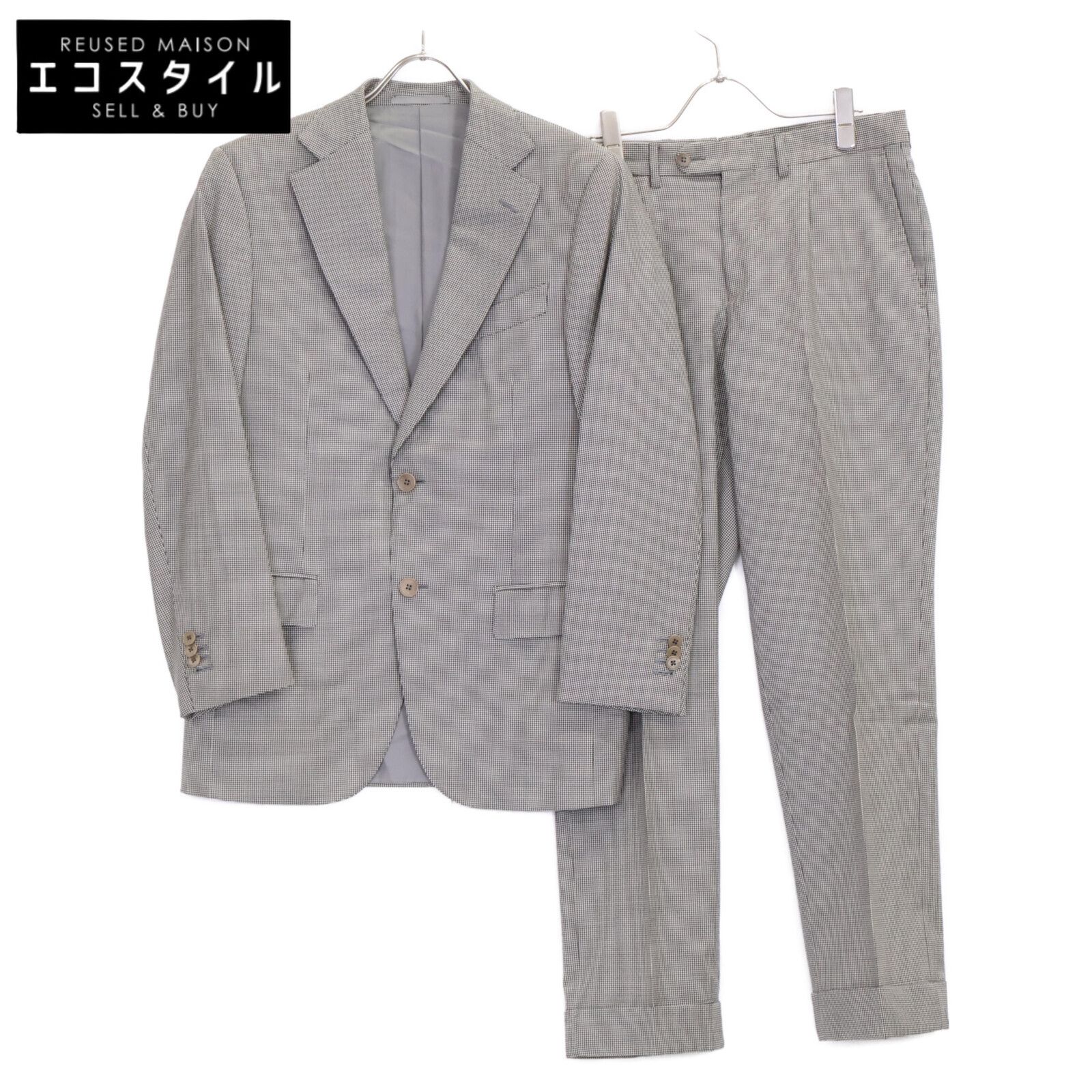 Ermenegildo Zegna エルメネジルドゼニア 2112BY 格子柄 ウール