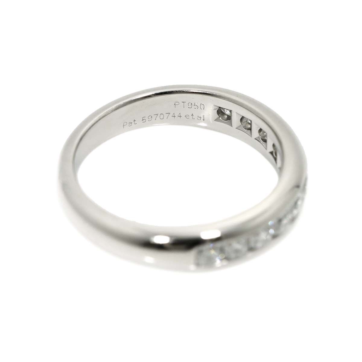 TIFFANY&Co. ティファニー　Pt950ルシダバンドリング　10号 TIFFANY&Co. ティファニー Pt950ルシダバンドリング 10号