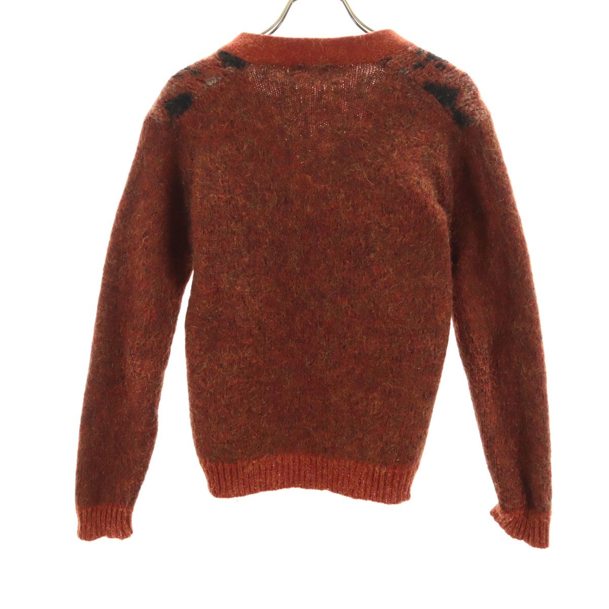 Codas 60s 70s ヴィンテージ アーガイル柄 長袖 モヘア カーディガン