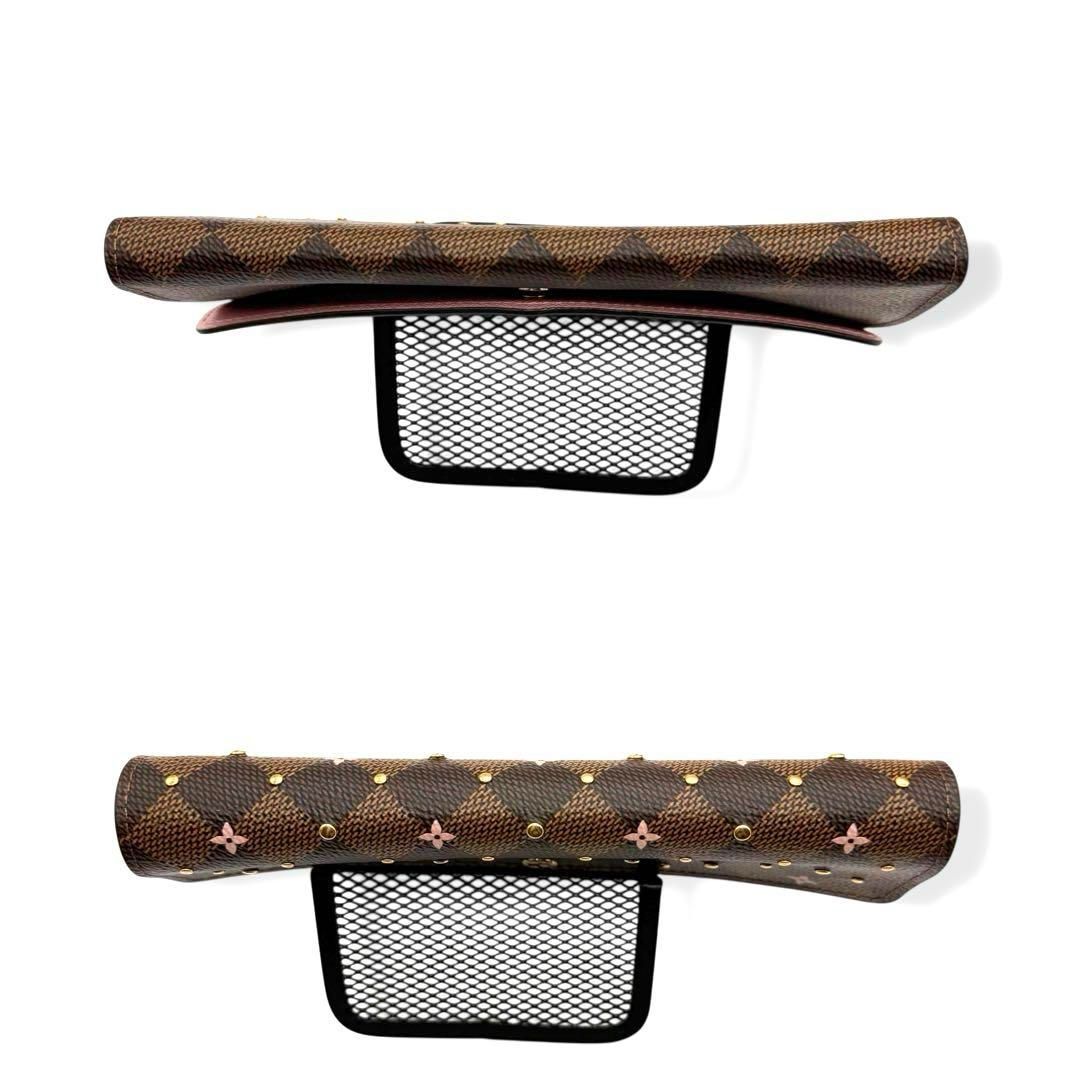 使用わずか ルイヴィトン 長財布 ポルトフォイユサラ スタッズ IC cr13