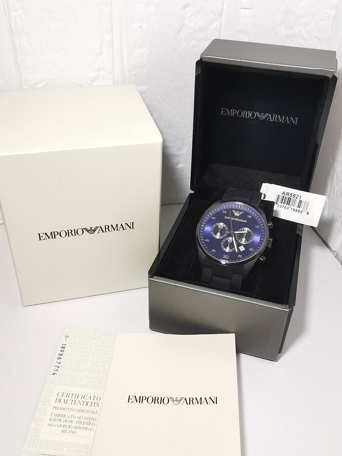 未使用】エンポリオアルマーニ Emporio Armani 腕時計 タジオ AR5921 