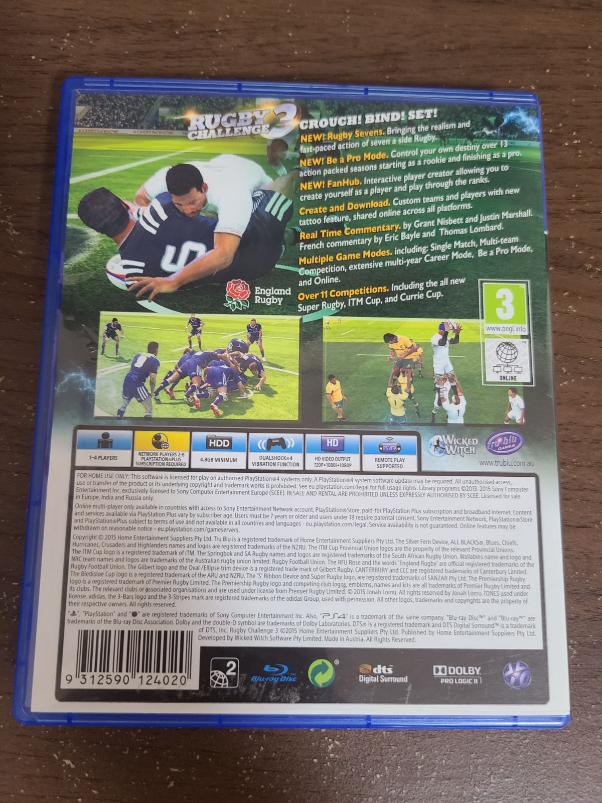 PS4】RUGBY CHALLENGE 3 海外版 ラグビー チャレンジ - メルカリ