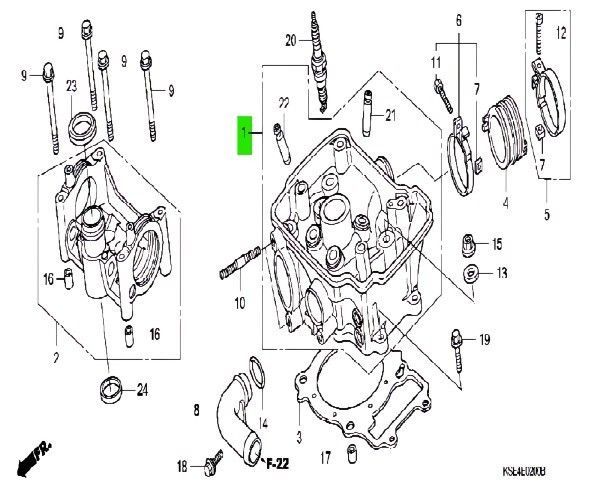 12200-KSE-670 HONDA