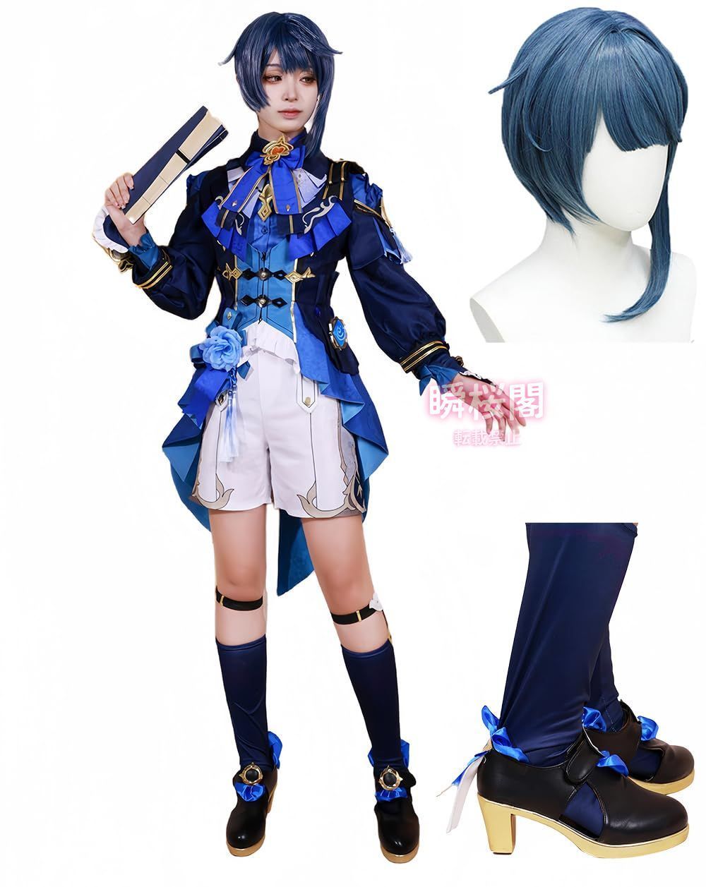 ♥ 原神 cosplay コスチューム 演出服 コスプレ 衣装 舞台装 ウイッグ-靴付き イベント 大人 制服 クリスマス 学園祭 プレゼント ハロウィン CS01010BJ
