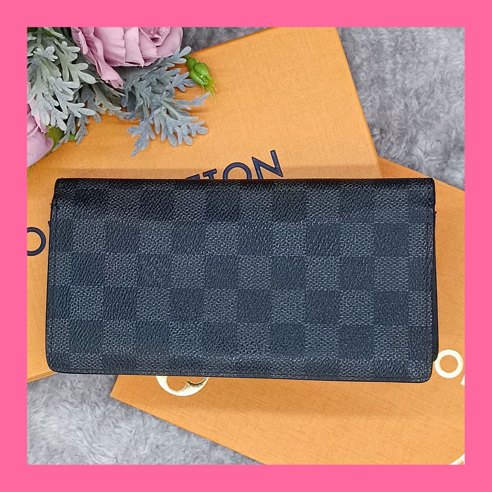LOUISVUITTON 》 ルイヴィトン ダミエ グラフィット ポルトフォイユ 