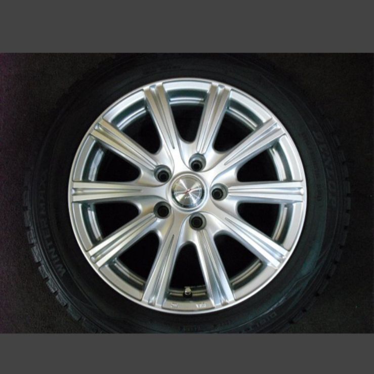 T-2112 本州 バリ山 ダンロップ 195 60R16 C25.26.27 セレナ 等 16インチスタッドレス タイヤホイール