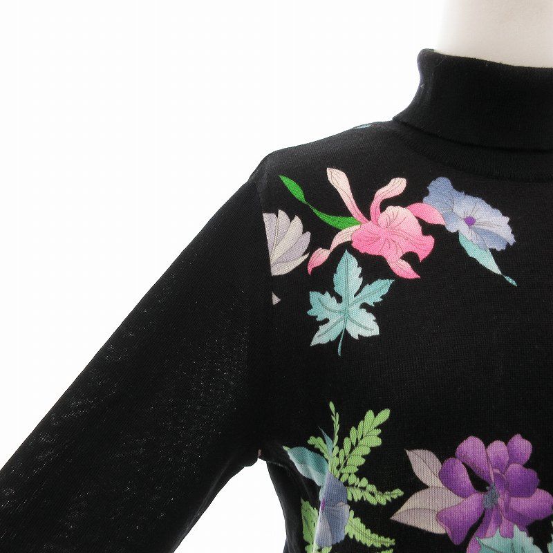 レオナール　ニット刺繍花柄入長袖セーター 楽天市場】レオナール（ニット・セーター｜トップス