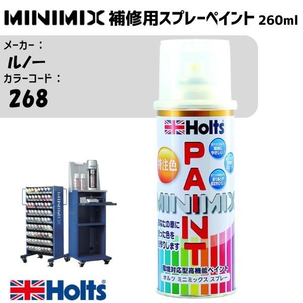 人気ブランド新作豊富 MINIMIX NOCTURNE NOIR 268 ルノー スプレー 調合塗料 1本 260ml ペイント・防錆