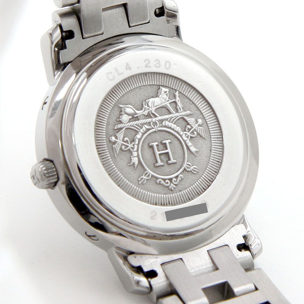 中古良品】エルメス 腕時計 クリッパーナクレ CL4.230 12P ダイヤ 
