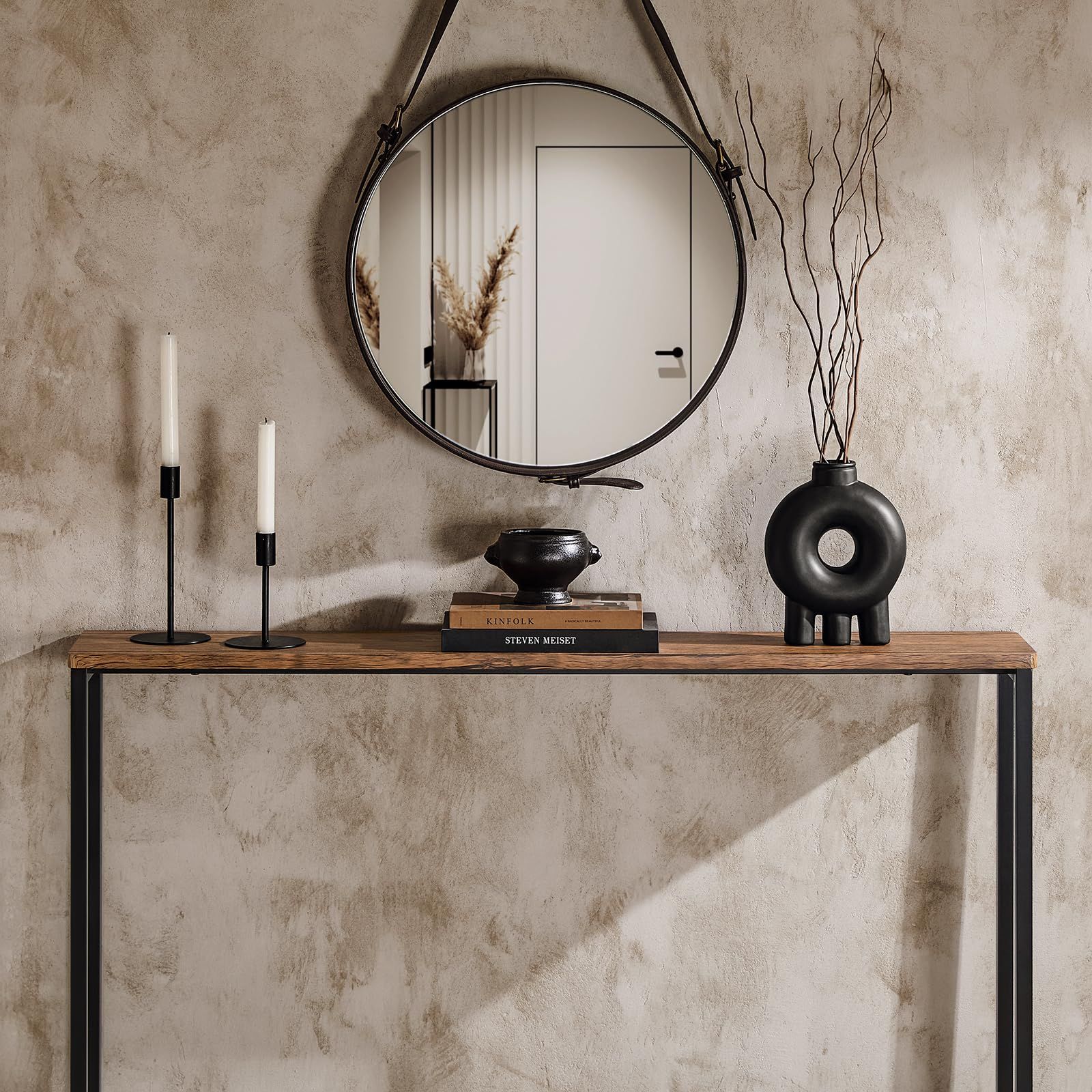 大特価 SoBuy コンソールテーブル スリム 玄関テーブル サイドテーブル