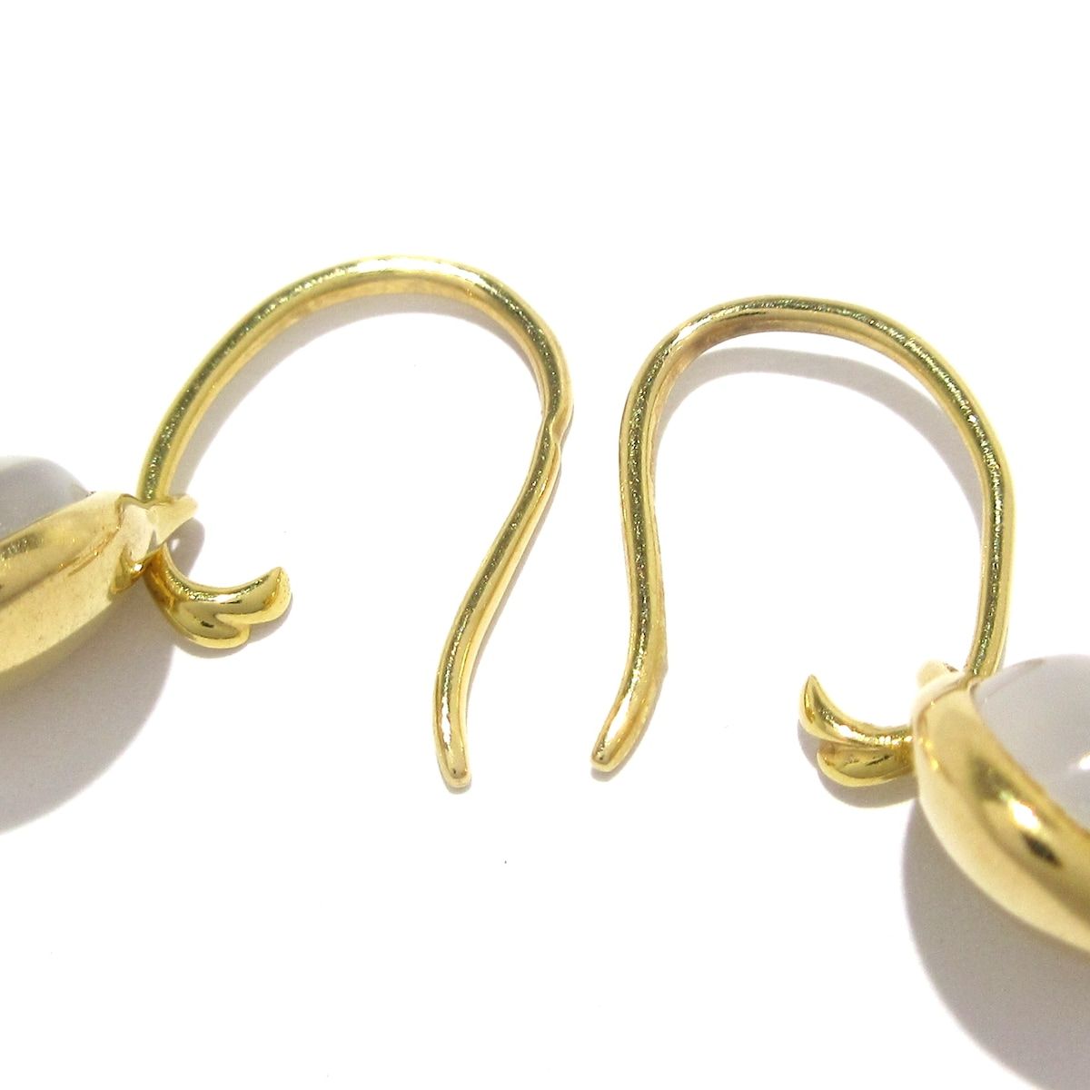  4℃ ヨンドシー ピアス - K 18 YG×白 総重量 3.3 g ピアス(両耳用) アクセサリー