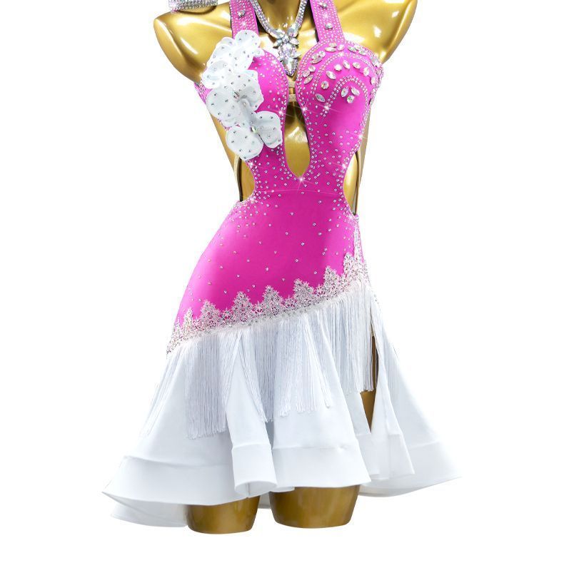 2025 感 社交ダンス ドレス レディース 競技用 舞台衣装 ステージ 演出服 パーティー 発表会 ラテン サンバ ルンバ チャチャ ワルツ タンゴ ダンスウェア p-13 WWW_OLIVIERBERNSTEIN_COM