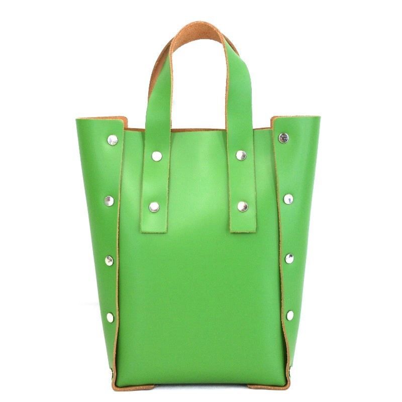 未使用 Hender Scheme エンダースキーマ assemble hand bag tall S di-rb-ats アッセンブル ハンドバッグ グリーン pistachio   70015661