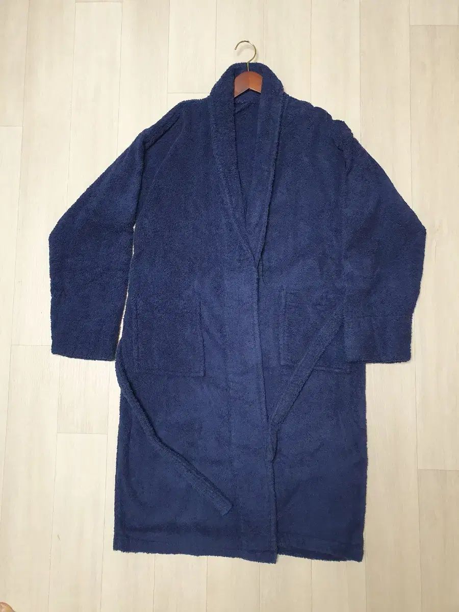 ほぼ ホテル 配送 クラウングース メンズ ローブ バスローブ ポーチ付き 付属