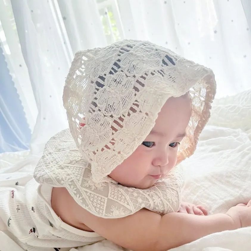 ハンドメイド ベビーバブーシュカ リバティ 優し 