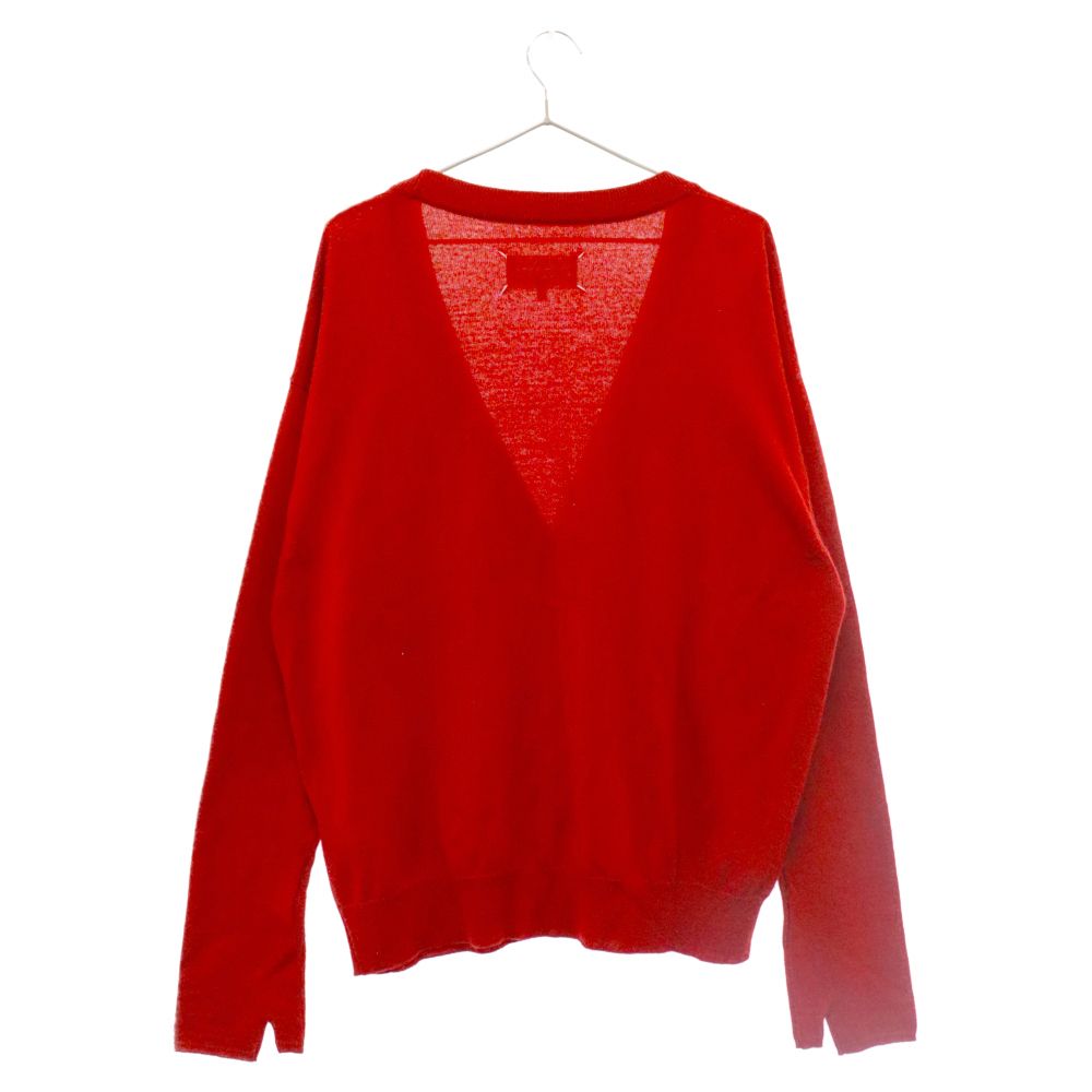 MM6 Maison Margiela レッド レイヤードカーディガン MM6 Maison
