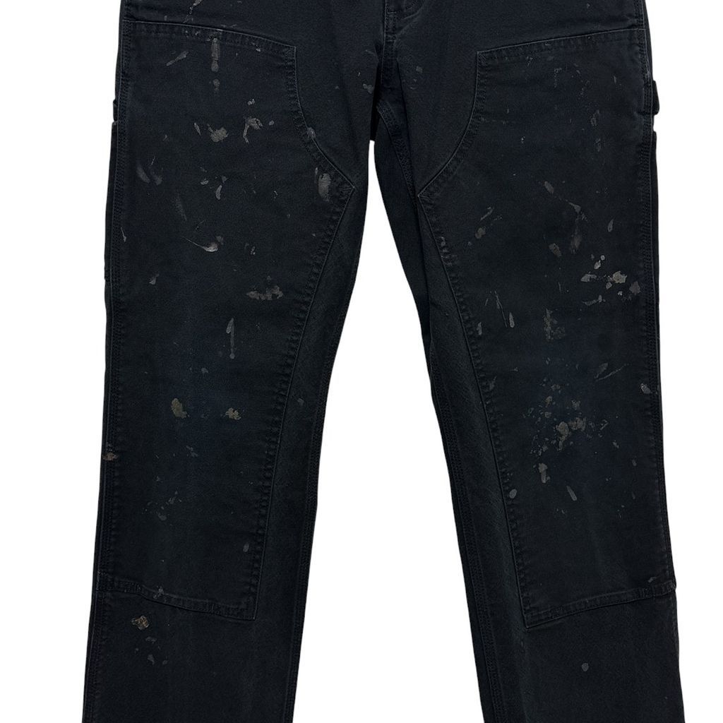 Carhartt ダブルニー ペインターパンツ Carhartt】 ダブルニー ダックペインターパンツ ブラック S-3182