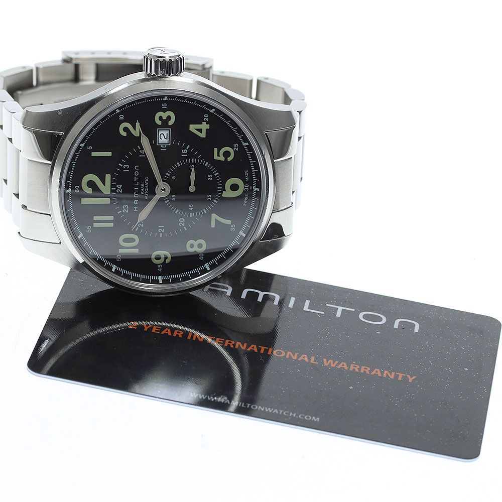 ハミルトン H706550 カーキ オフィサー自動巻 - 時計