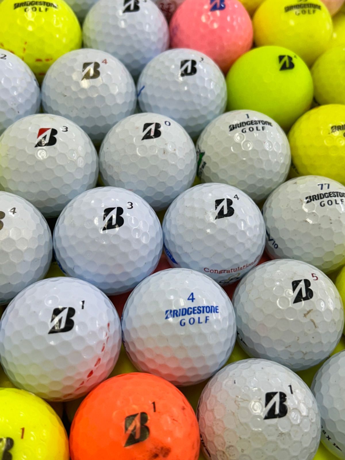ブリヂストンJGR マットボールゴルフボールロストボール24球