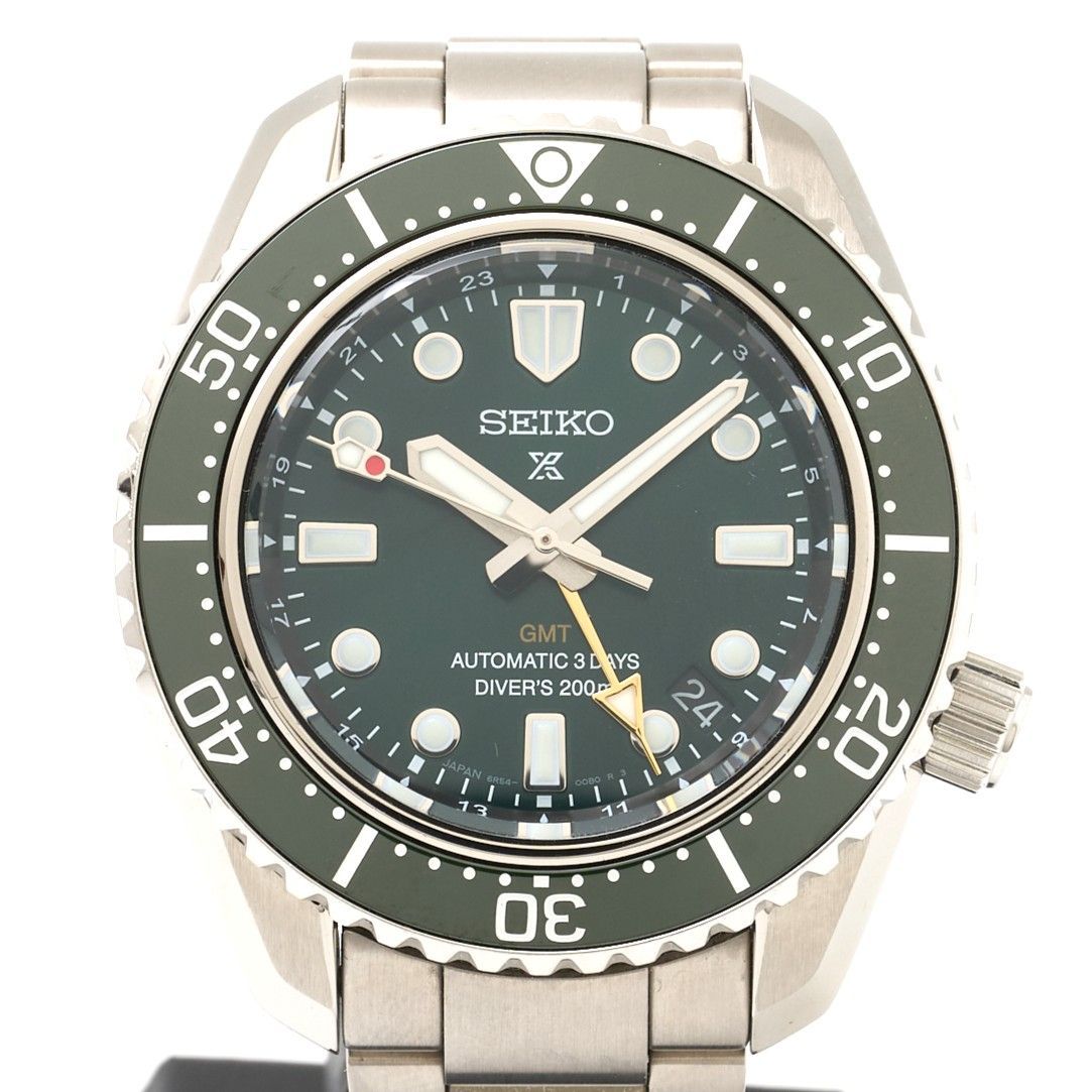 1年間保証】SEIKO セイコー プロスペックス ダイバースキューバ SBEJ009（6R54-00D0） SS グリーン文字盤×シルバー 自動巻き  腕時計 SEIKO セイコー SBEJ009/6R54-00D0 プロスペックス ダイバースキューバ GMT 自動巻き メンズ 良品  箱・保証書付き_839379 : CLOSER Yahoo ...