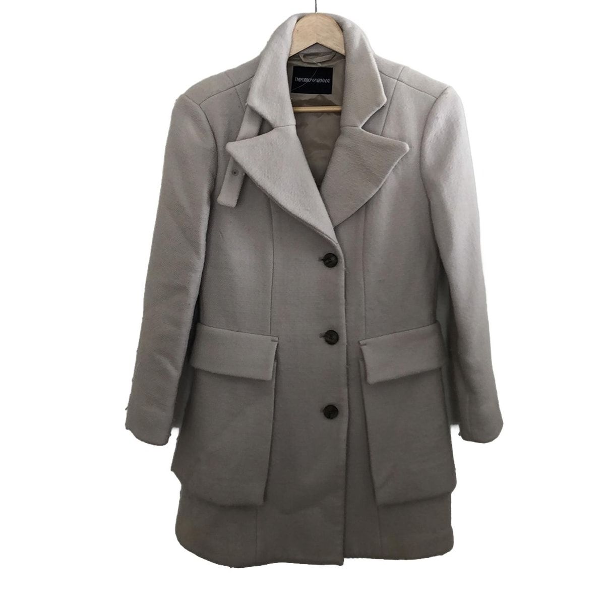 エンポリオアルマーニ ニットジャケット グレー色 36サイズ EMPORIO