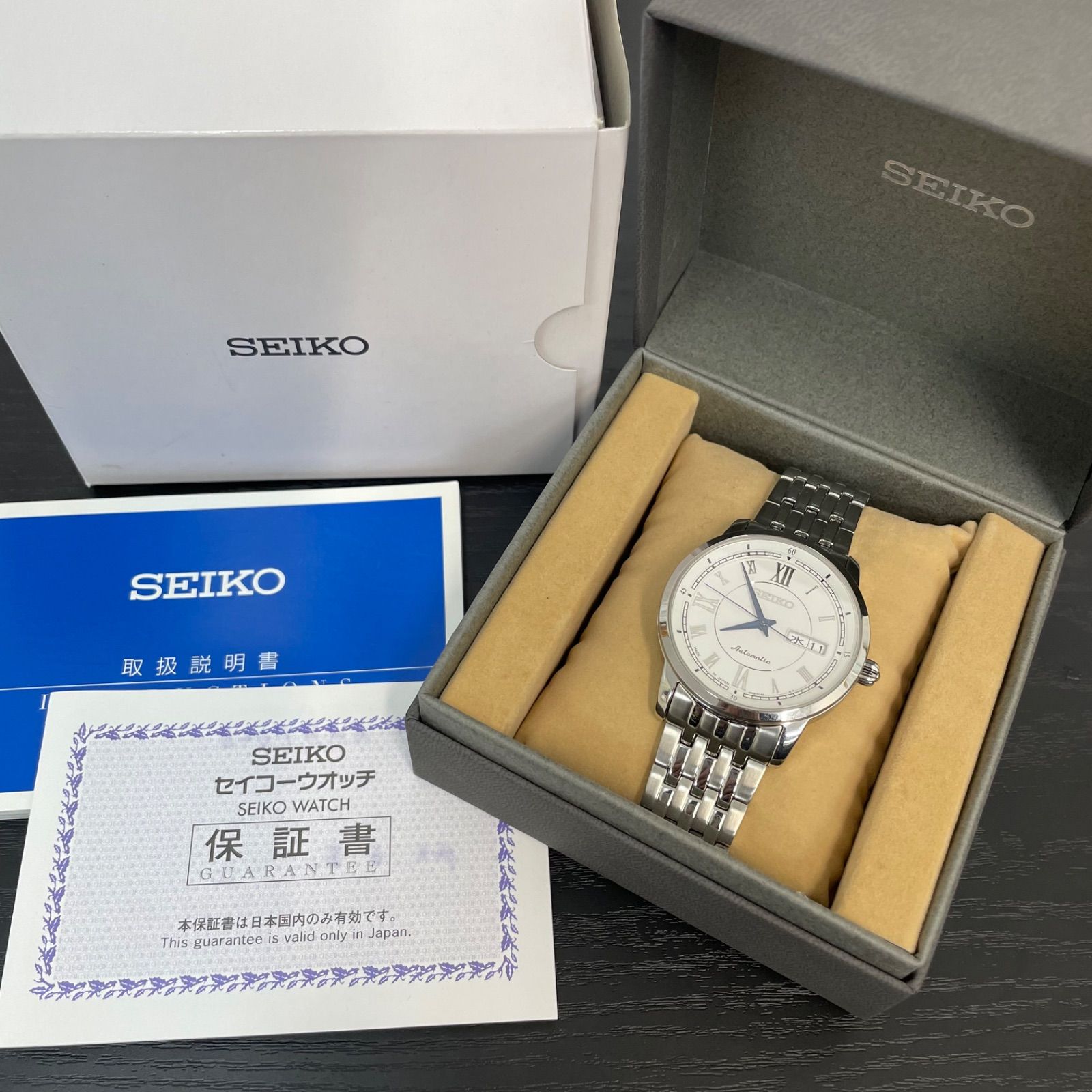 SEIKO セイコー プレサージュ SARY025 自動巻き 裏スケルトン SEIKO セイコー プレサージュ SARY025 自動巻き 裏スケルトン セイコー