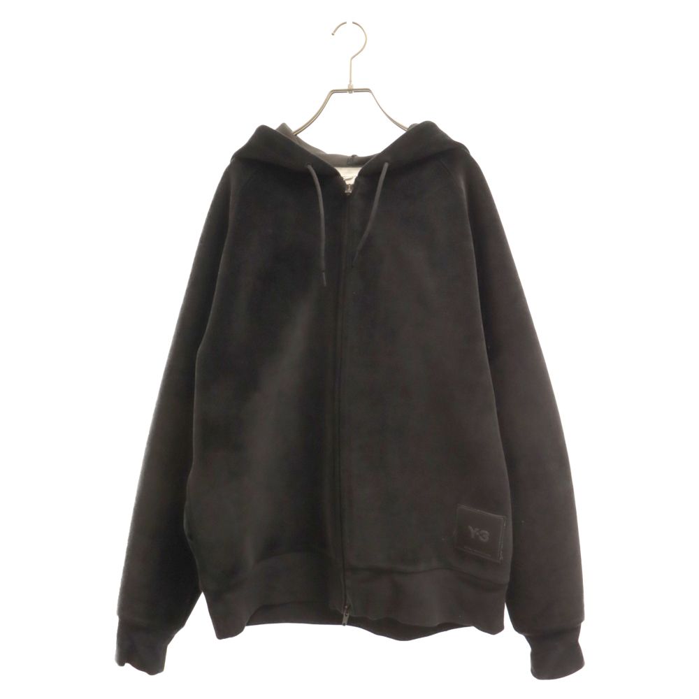 Y-3 (ワイスリー) SQUARE VELVET SPACER FULL-ZIP HOODIE HB3341 