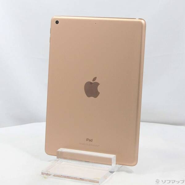 中古品〕 iPad 第6世代 32GB ゴールド MRJN2J／A Wi-Fi【262