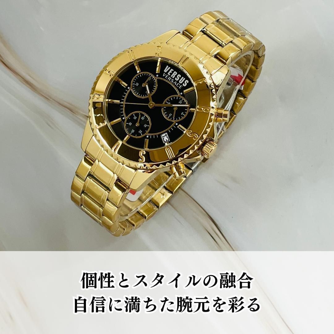 腕時計メンズ新品ヴェルサスVERSUSゴールドVSPGN2419ヴェルサーチSIK腕時計