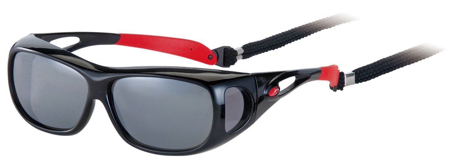 ブラック AXE(アックス) フィットオーバーグラス 偏光レンズ BK SG-612P