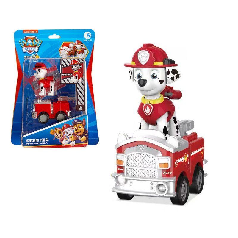 パウパトロール ブロック パウパト おもちゃ 4点セット ミニカー