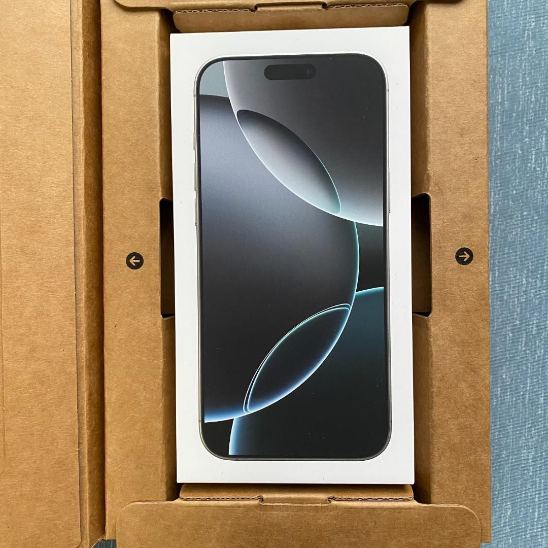 新品 未開封 iPhone16promax 512gb simフリー ホワイトチタニウム 