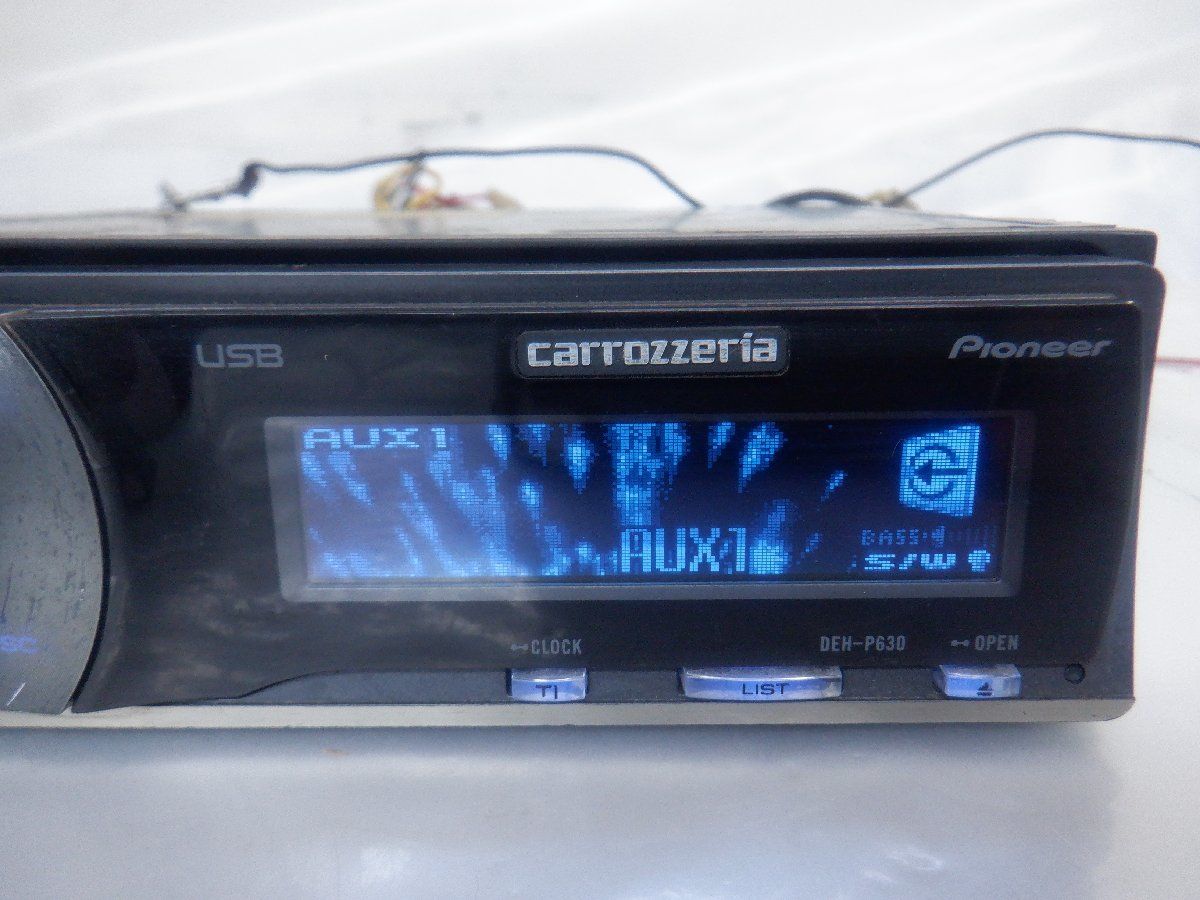 カロッツェリア CDデッキ DEH-P630 Yahoo!オークション -「deh-p630