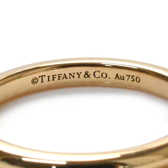 TIFFANY&Co. ティファニー K18PG ピンクゴールド クラシックバンド 3P ダイヤ リング・指輪 61001247 7号 2.4g レディース
