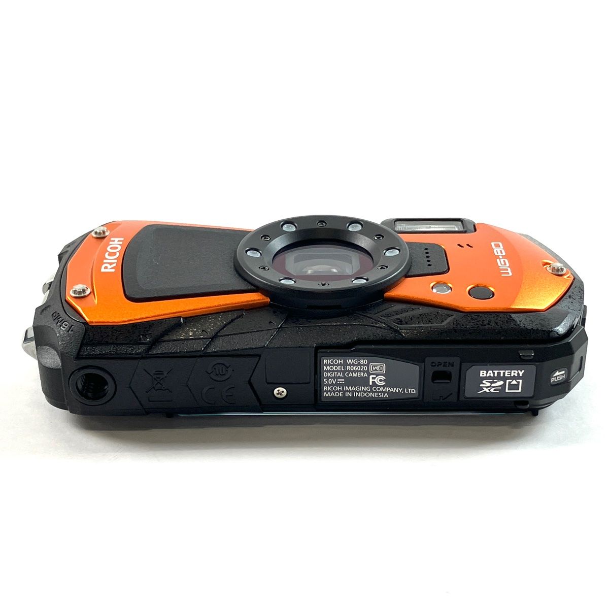 RICOH WG-80 オレンジ コンパクトデジタルカメラ リコー RICOH