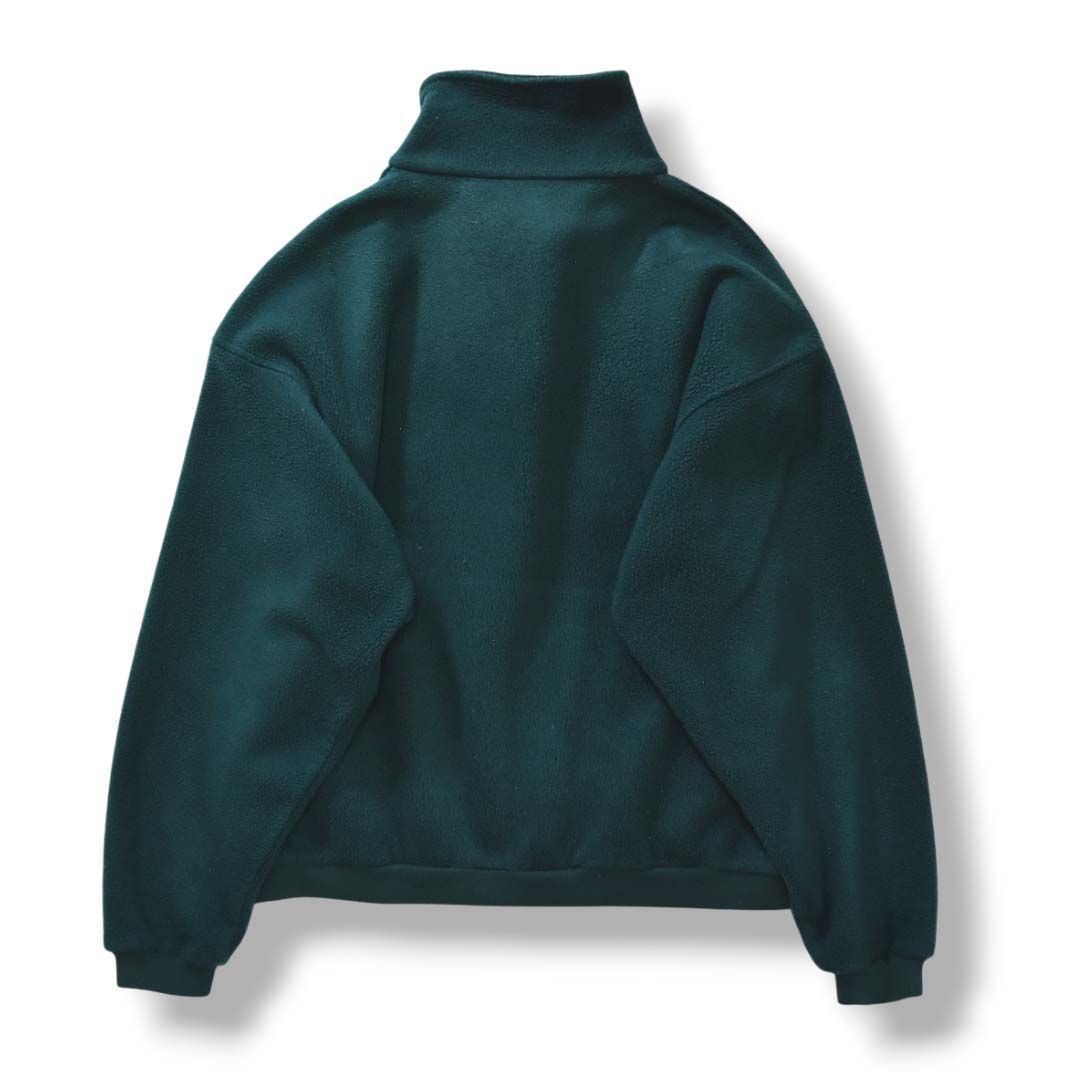 【LANDS' END】希少USA製90sハーフジップフリース　グリーン LANDS' END】希少USA製90sハーフジップフリースグリーン