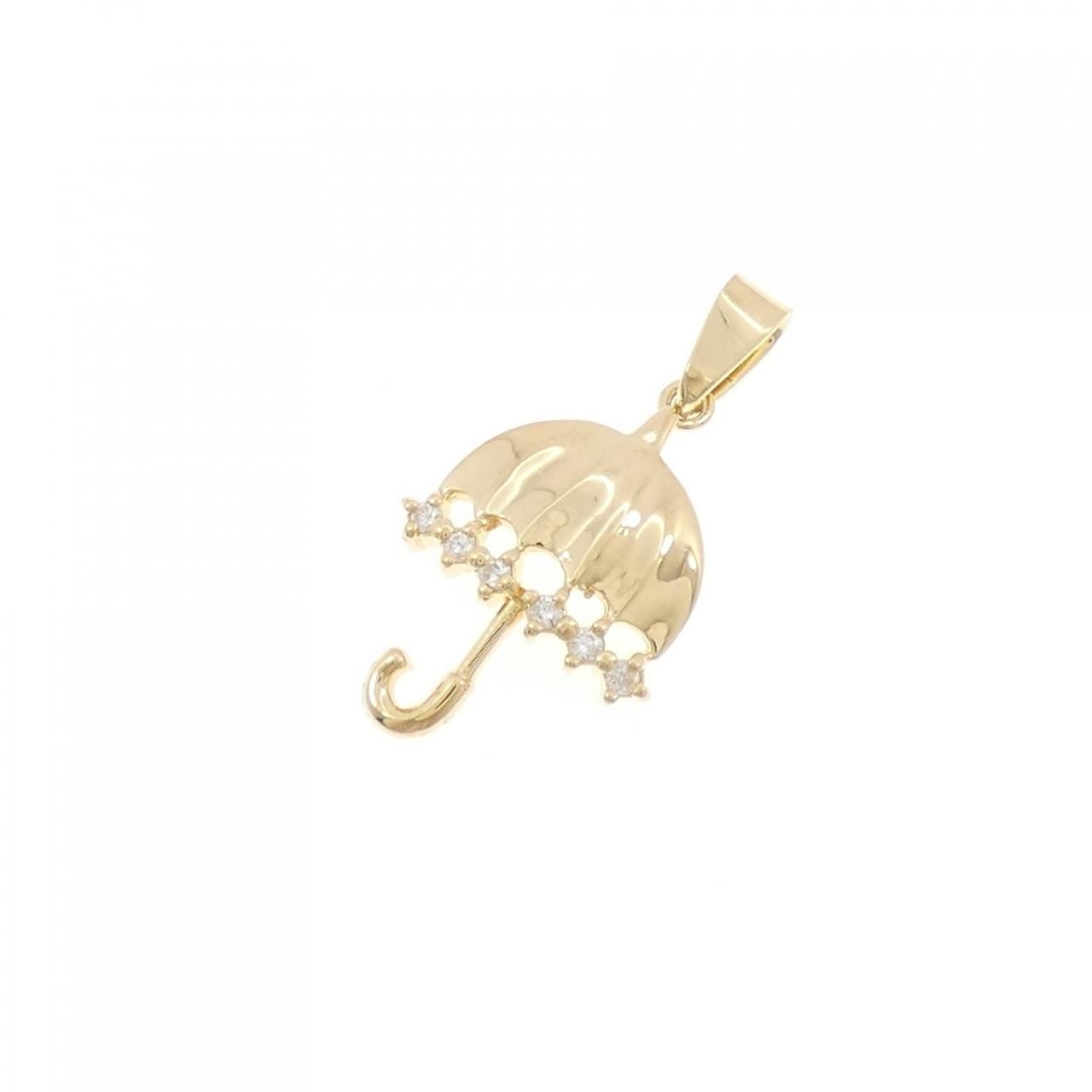 ギンザ タナカ アンブレラ ダイヤモンド ペンダント 0.07CT - メルカリ 